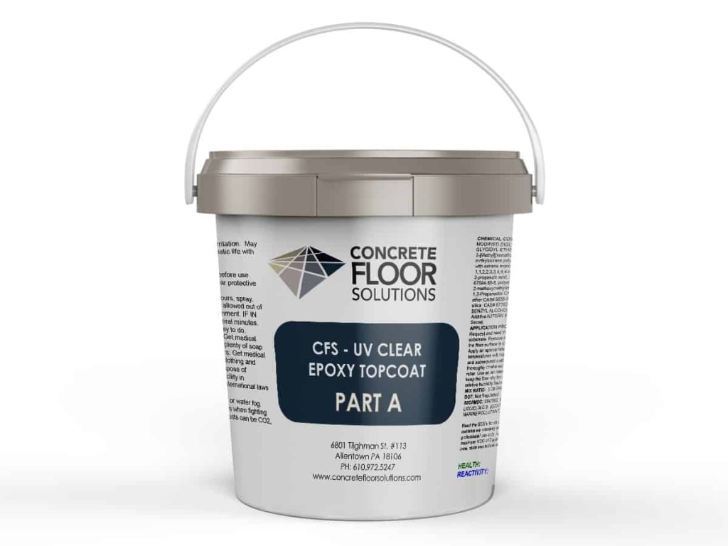 CFSUV CLEAR EPOXY TOP COAT Concrete Floor Solutions