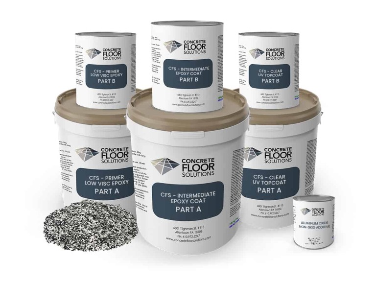 500 Sq. Ft. Complete Epoxy Flake Floor Kit - Best CFS