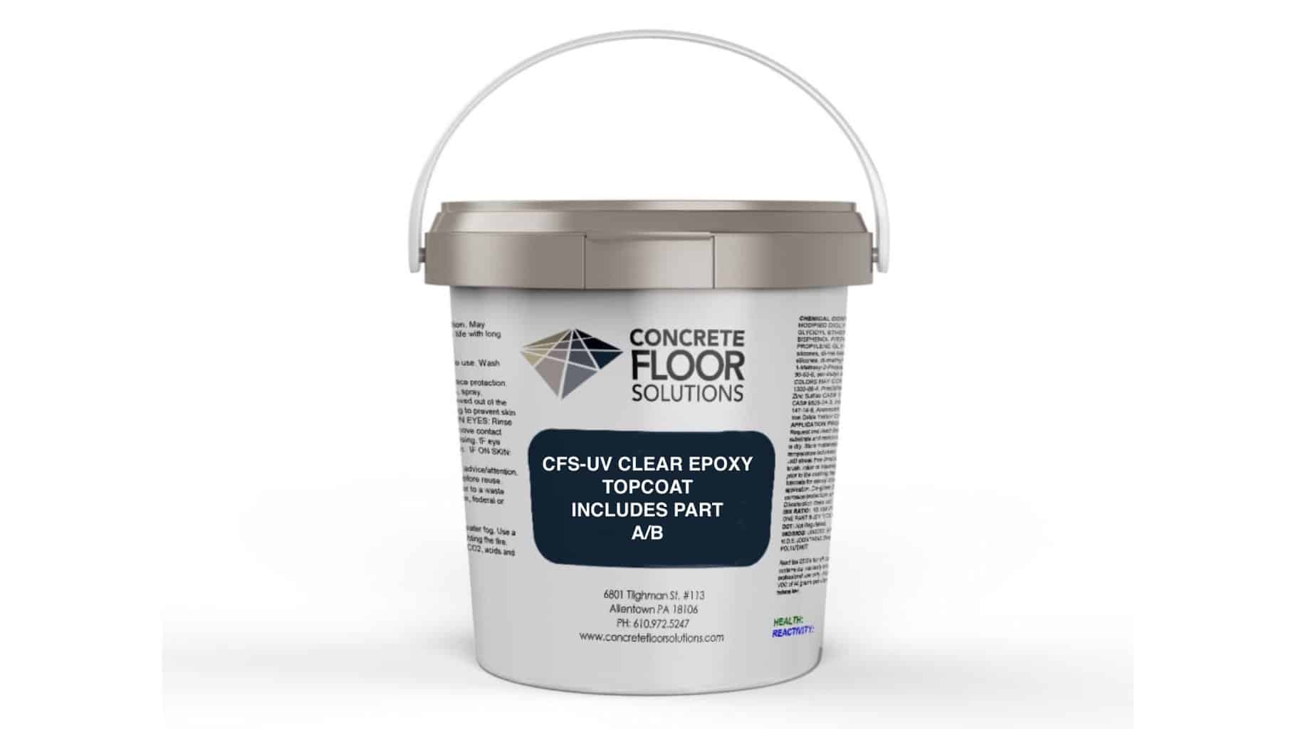 UV Clear Epoxy Top Coat - Concrete Floor Solutions
